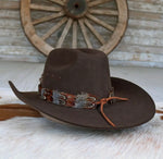 Western Feather Hat Band| Rowan