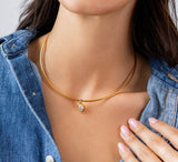 Koi Koi Crystal Collar Necklace