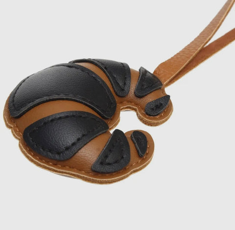 Black Leather Croissant