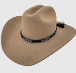 Horse Hair Beaded Hat Band | Blue Roan