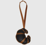 Black Leather Croissant