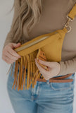 Fringe Crossbody| Sling Bag | Black