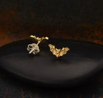 Bat Stud Earrings| Bronze