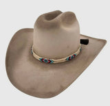 Horse Hair Beaded Hat Band- Chevel