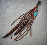 Feather+ Leather Clip Rust