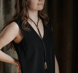 Carlile Bolo Tie Black