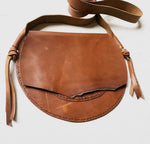 Leather Crossbody| Rustic Caramel