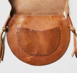 Leather Crossbody| Rustic Caramel