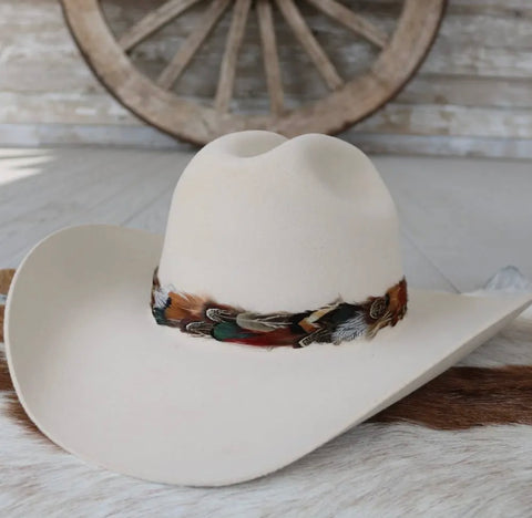 Western Feather Hat Band-Vistoso