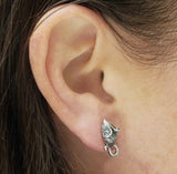 Mouse Earrings| Sterling Silver