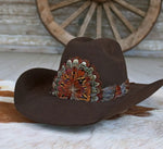 Western Feather Hat Band| Rowan