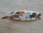 Wild Horses Cream Feather