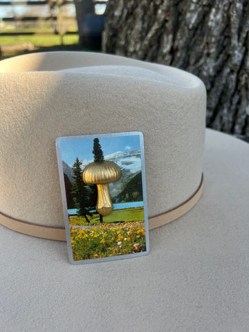 Mushroom Hat Pin