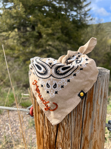 Howdy Bandana Rust