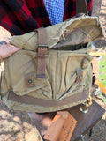 Messenger Bag with Raccoon Tail