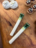 Long Green Onion Chopstick Rest