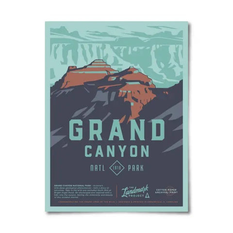 Grand Canyon National Park Poster (North Rim)